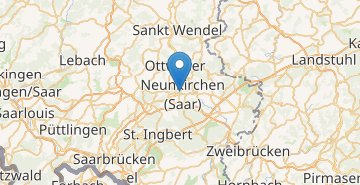 Map Neunkirchen, Saarland