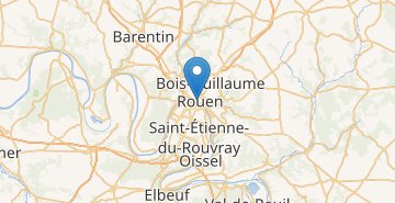 Map Rouen