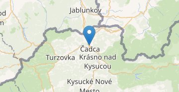 地图 Čadca