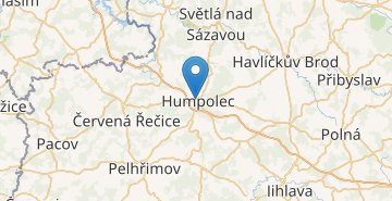 Map Humpolec