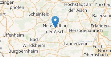 地图 Neustadt an der Aisch 