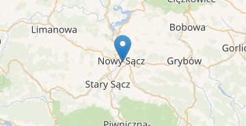 地图 Nowy Sacz