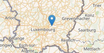 地图 Luxembourg airport