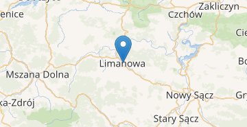 Mapa Limanowa