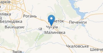 地图 Chuhuiv