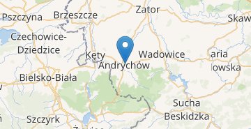 Mapa Andrychow