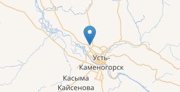 Мапа Усть-Каменогорськ