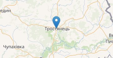 Карта Тростянец (Сумская обл.)‎