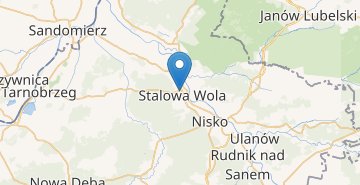 地图 Stalowa Wola