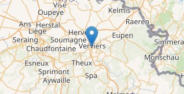 Mapa Verviers