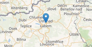 Mapa Usti nad Labem