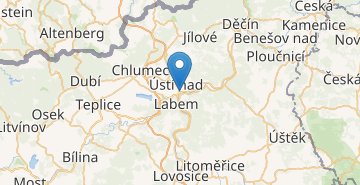 Map Usti nad Labem