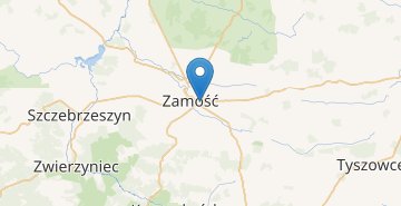 Мапа Замосць