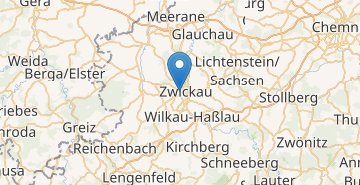 Mapa Zwickau
