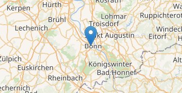 Mapa Bonn