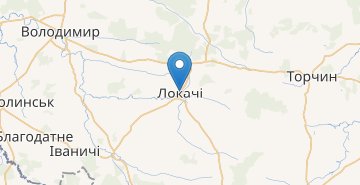 Карта Локачи (Волынская обл.)