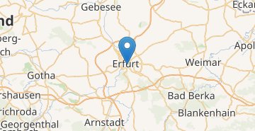 Map Erfurt