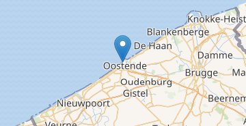 Mapa Ostend