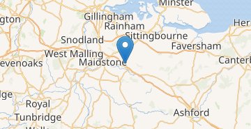 Mapa Maidstone