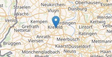 Map Krefeld