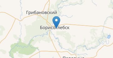 Карта Борисоглебск