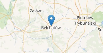 Mapa Belchatow