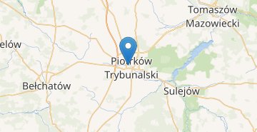 地图 Piotrkow Trybunalski
