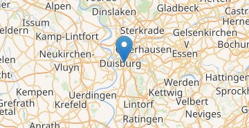 地图 Duisburg