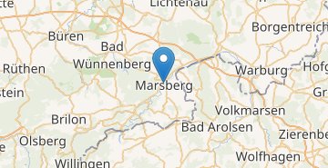 Mapa Marsberg