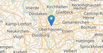 地图 Oberhausen