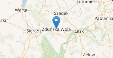 地图 Zdunska Wola