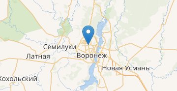 Mapa Voronezh