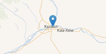 Mapa Kyzyl