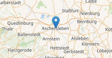 Map Aschersleben