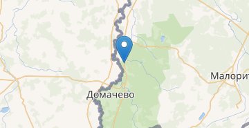 Map Beloe ozero, povorot, Brestskiy r-n BRESTSKAYA OBL.