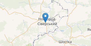 Мапа Новгород-Сіверський