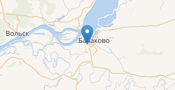 Mapa Balakovo