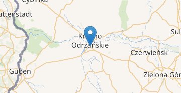 Мапа Кросно-Оджаньске