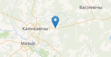 Map Malye Avtyuki, Kalinkovichskiy r-n GOMELSKAYA OBL.