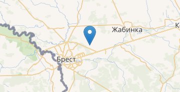 Map Bolshye Kosychy (Brestskyi r-n)