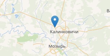 Карта Рудня-Антоновская, Калинковичский р-н ГОМЕЛЬСКАЯ ОБЛ.