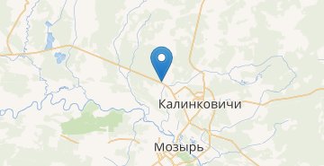 Карта Турцевичи, поворот, Калинковичский р-н ГОМЕЛЬСКАЯ ОБЛ.