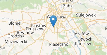 Map Warszawa airport Chopina