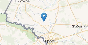 Mapa Zboromirovo, Brestskiy r-n BRESTSKAYA OBL.
