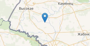 Карта Остромечево, Брестский р-н БРЕСТСКАЯ ОБЛ.