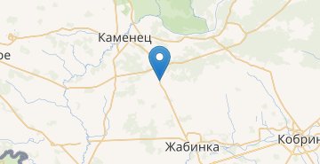 Mapa Pelische, Kameneckiy r-n BRESTSKAYA OBL.