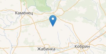 Mapa Glubokoe, ZHabinkovskiy r-n BRESTSKAYA OBL.