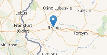Mapa Rzepin
