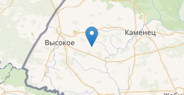 Карта Машинный двор, Каменецкий р-н БРЕСТСКАЯ ОБЛ.