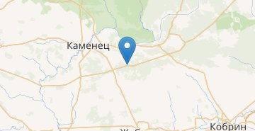 Карта Седруж, поворот, Каменецкий р-н БРЕСТСКАЯ ОБЛ.